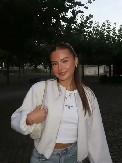 Women’s Round-Neck Transitional Jacket | Long Sleeve