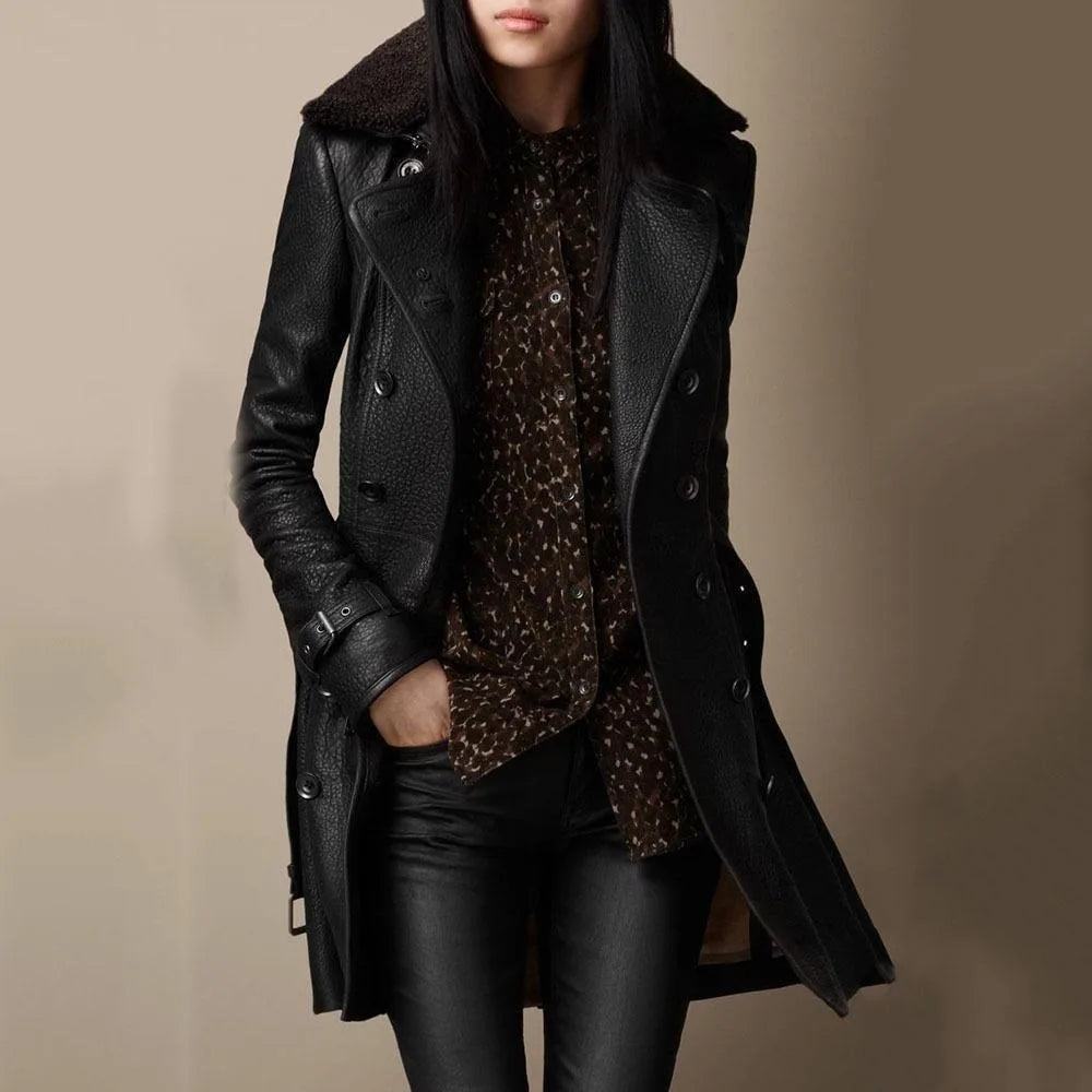 Stylish Black Women's Coat | Casual