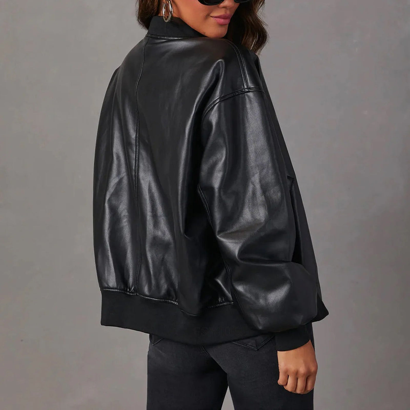 Oversized Women's Bomber Jacket | Casual