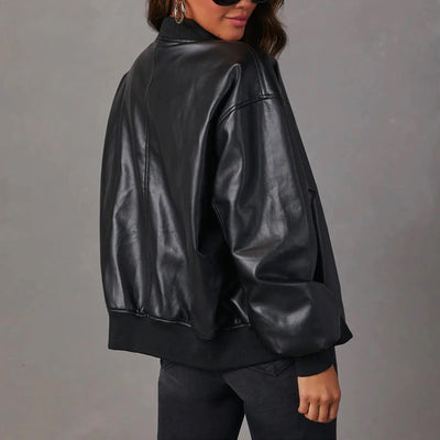 Oversized Women's Bomber Jacket | Casual