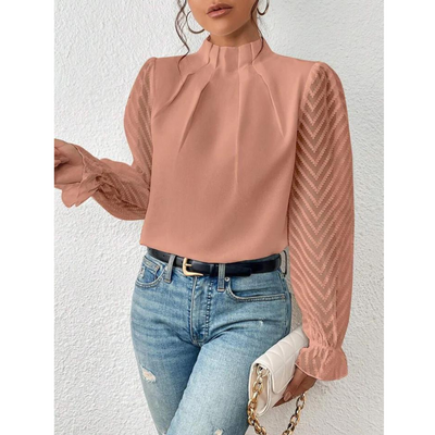 Women’s Casual Turtleneck Blouse | Long Sleeve