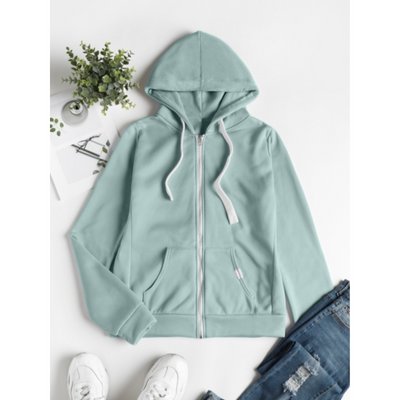 Women’s Zip-Up Hoodie With Hood | Winter