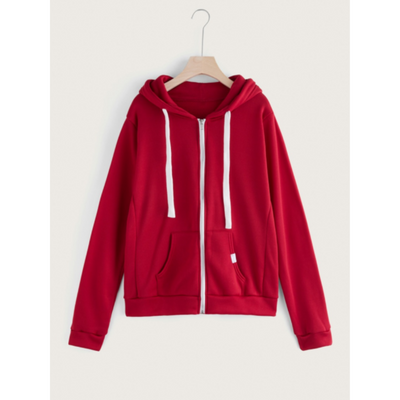 Women’s Zip-Up Hoodie With Hood | Winter