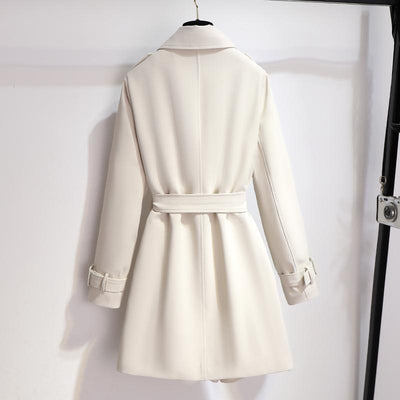Women’s Elegant Trench Coat | White