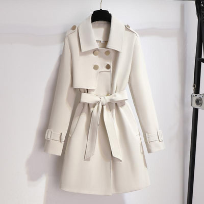 Women’s Elegant Trench Coat | White