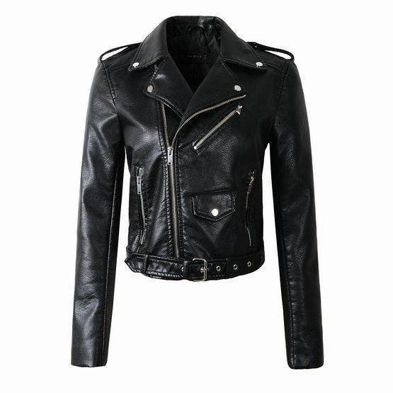 Women’s Biker Jacket with Zip | Classic