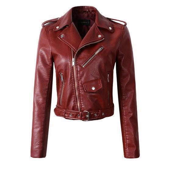 Women’s Biker Jacket with Zip | Classic