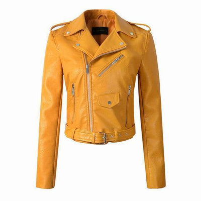 Women’s Biker Jacket with Zip | Classic