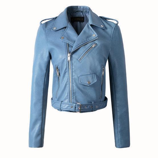 Women’s Biker Jacket with Zip | Classic