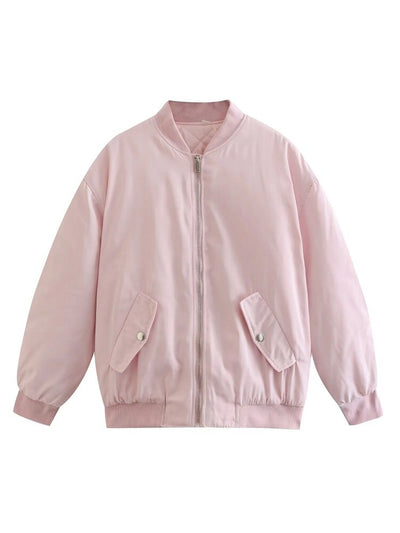 Women's Oversized Bomber Jacket | Transitional